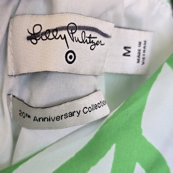 Lilly Pulitzer For Target Green/White Tropical Jumpsuit Romper Womens Size Med - Picture 5 of 8